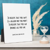 自己自信 フォトプラーク (側面)