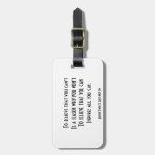自己自信 ラゲッジタグ (正面縦)