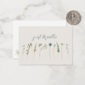 自己花気にフローラ ノートカード (正面/裏面インサイチュ)