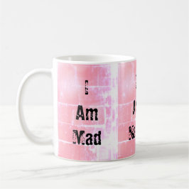 自己表現文字素朴ピンク背景デザイン コーヒーマグカップ