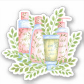 自己製気に品 シール (正面)