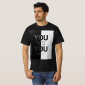 自己規律がすべてを変える | モチベーション Tシャツ (正面フル)