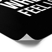 自己規律 – ジム、喧騒、成功マインドセット ポスター (角)