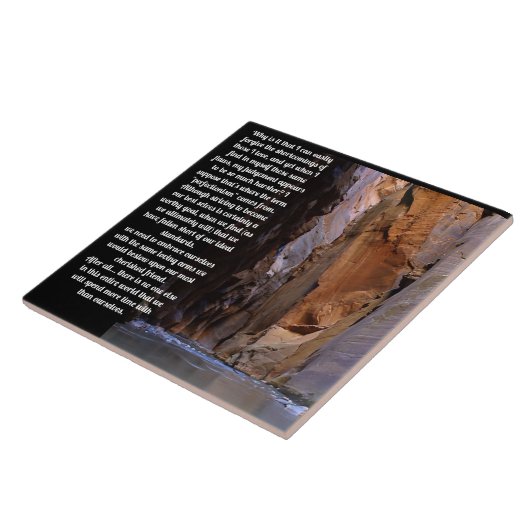 自己許感動的可 タイル (側面)