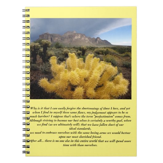 自己許感動的可 ノートブック (正面)