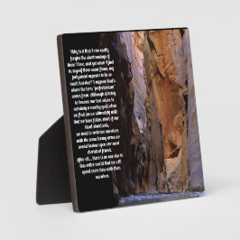 自己許感動的可 フォトプラーク