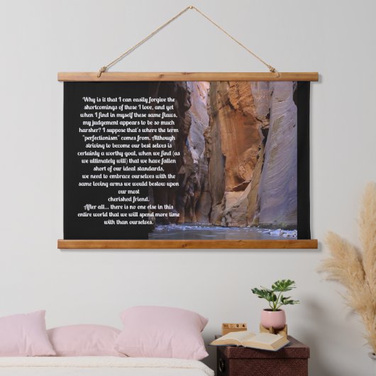 自己許感動的可 吊り下げ型タペストリー (寝室)