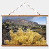 自己許感動的可 吊り下げ型タペストリー (正面)