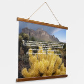 自己許感動的可 吊り下げ型タペストリー (傾斜あり)