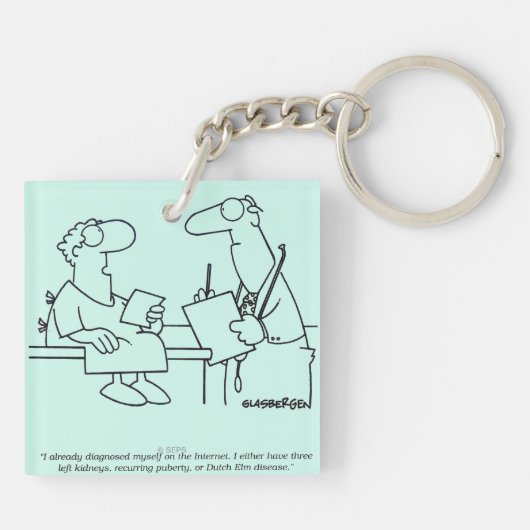 自己診断 キーホルダー (裏面)