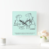 自己診断 スクエア壁時計 (ホーム)