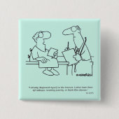 自己診断 缶バッジ (正面)