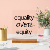 自己資本の平等性アクリル標識 アクリルサイン (ウェディング)