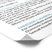 自己防衛ポスターの基礎の更新 ポスター (角)