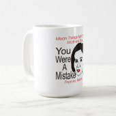 自己陶酔的な母間違いのマグでした コーヒーマグカップ (正面左)
