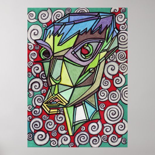 自己[プリント] ポスター (正面)