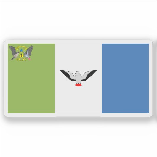 自律型プリンシペ州旗、サントメ・プリンシペ シール (正面)