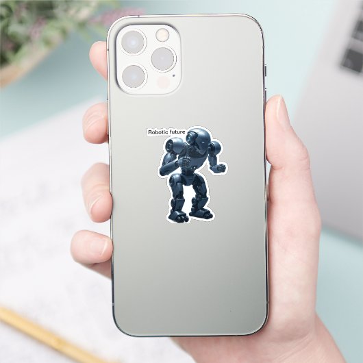 自律型AI (独立して行動するロボット) シール (スマートフォン)