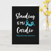 自律神経障害の戦士ポット認識度月帯 カード (黄色い花)