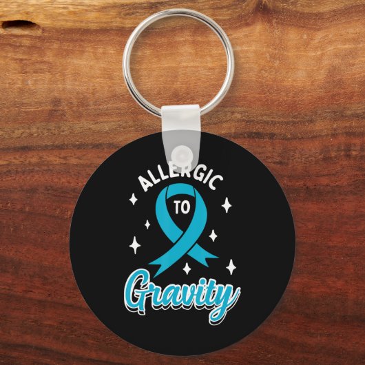 自律神経障害ポット認識度Tシャツ40 キーホルダー (正面)