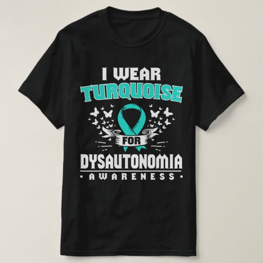 自律神経障害性自律神経障害認識度 Tシャツ (デザイン正面)