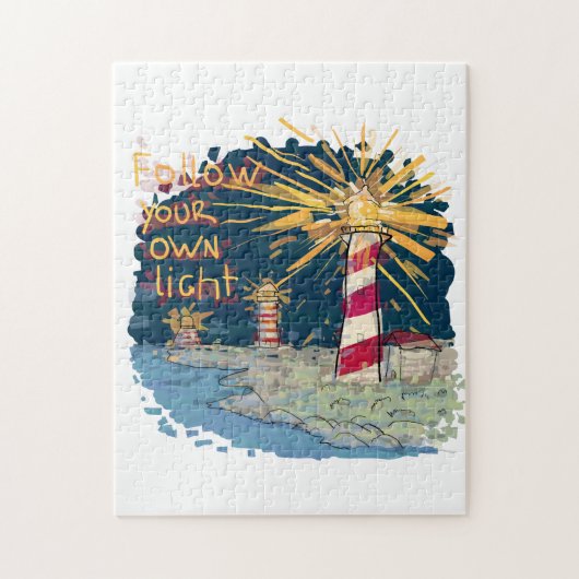 自後を追分の光 ジグソーパズル (縦)