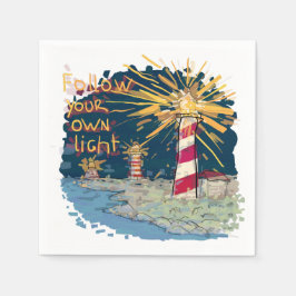 自後を追分の光 スタンダードカクテルナプキン