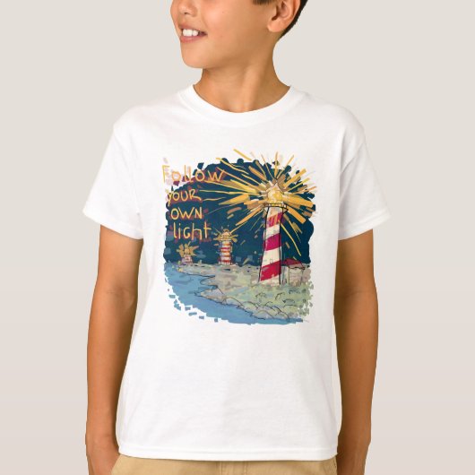 自後を追分の光 Tシャツ (正面)