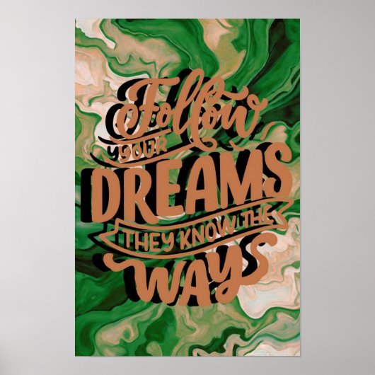 自後を追分の夢： ポスター (正面)