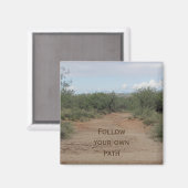 自後を追分の道感動的路 マグネット (正面/裏面)