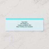 自後を追分 スキニー名刺 (裏面)