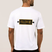 自後を追分 Tシャツ (裏面)