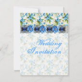 自忘れ分の結婚式招待状カード 招待状 (正面)