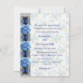 自忘れ分の結婚式招待状カード 招待状 (裏面)