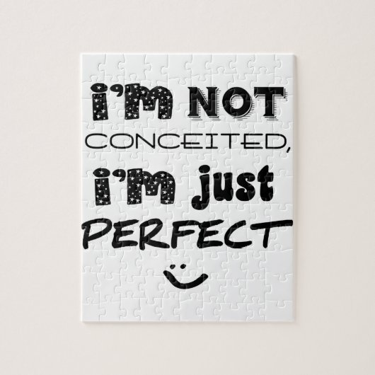 自惚れじゃない、私はただ完璧なだけ ジグソーパズル (縦)