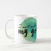 自感動的身の言葉気に コーヒーマグカップ (左)