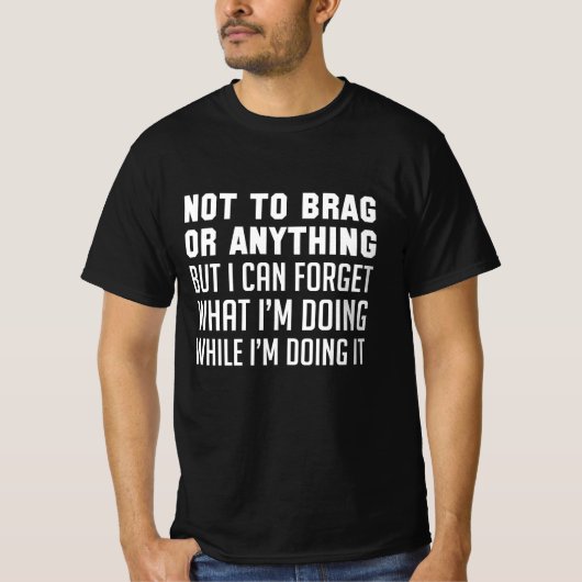 自慢しているわけではありませんが Tシャツ (正面)