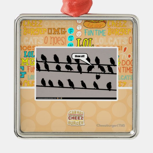 自慢して見せて下さい! メタルオーナメント (正面)