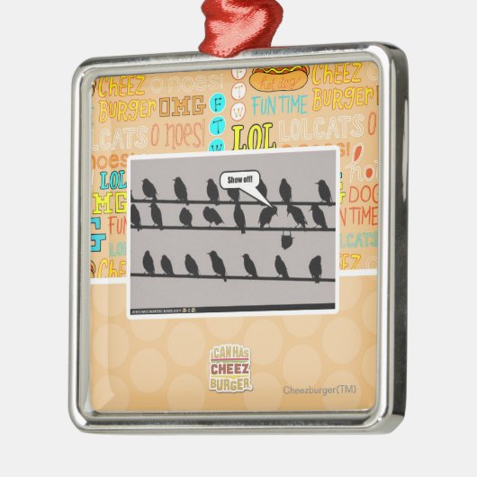 自慢して見せて下さい! メタルオーナメント (左)