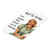 自慢じゃないけど、皮肉屋の主婦の名言 マグネット (左側)