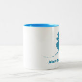 自慢するテキサス州かわいいアラスカはありません ツートーンマグカップ (中央)