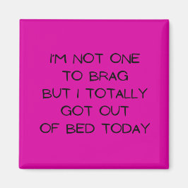 自慢する人ではない マグネット