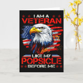 自慢です、私は私のペットのような退役軍人です、前にも カード (黄色い花)