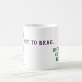 自慢ではなく、私は今日は得完全にベッドから出ている コーヒーマグカップ (中央)