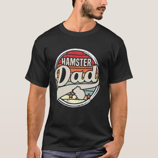 自慢のハムスターのパパ ハムスター 動物 Tシャツ (正面)