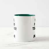 自慢のピアノ講師 Two-Tone マグカップ (中央)