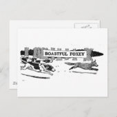 自慢のフォックス ポストカード (正面/裏面)