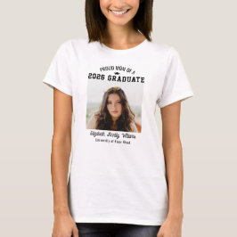 自慢のママ シニアカスタム年度卒業写真親 Tシャツ