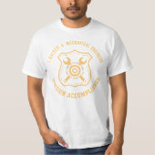 自慢のメカエンジニアの父 Tシャツ (正面)