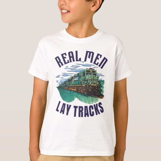 自慢のレールビルダー Tシャツ (正面)